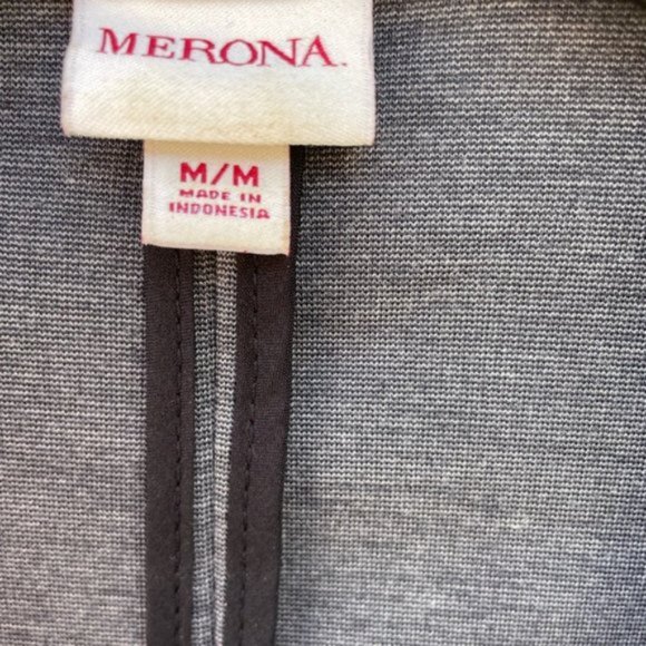 Merona Women's Gray Soft Strech Blazer Size Med - Picture 4 of 8